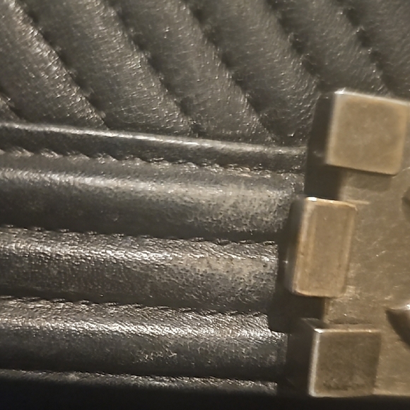 Chanel Black Chevron Leather Boy Flap Bag - Picture 16 of 17